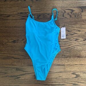 NWT Wild Fable High Leg Extra Cheeky Scoop Back One Piece
